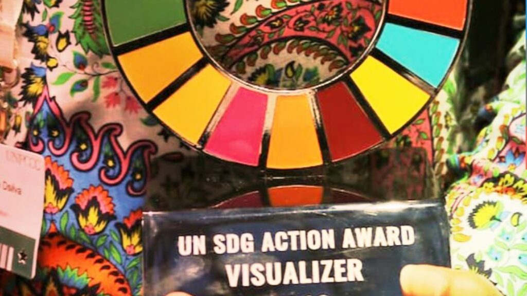 Srishti Bakshi Wins ‘Changemaker’ Award at UN slide 3 (source- UN SDG ACTION)